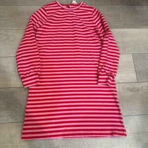 CREWCUTS GIRLS DRESS PINK AND WHITE LARGE 10-11 PERFECT FOR VALENTINES DAY